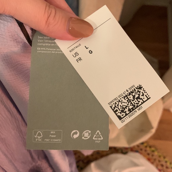 !!NWT!! H&M Wrapped Front Creped Jumpsuit - Picture 4 of 5